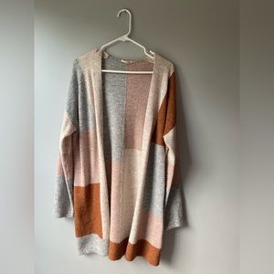Boutique Color Block Cardigan-Super Soft